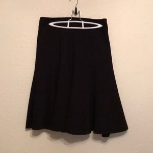 Black fit and flare Skirt